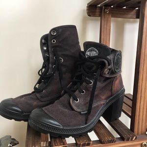 Sun washed Palladium Baggy Heel